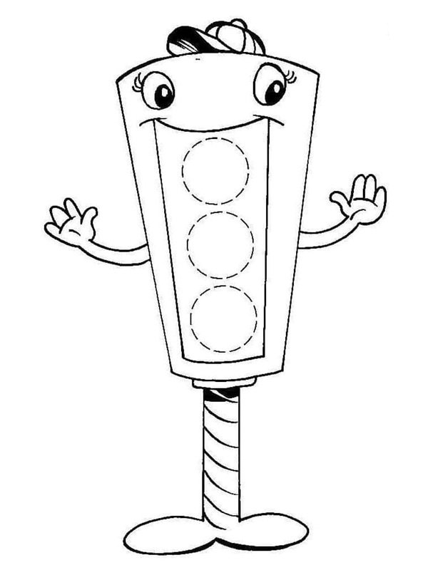 tô màu đèn giao thông 35