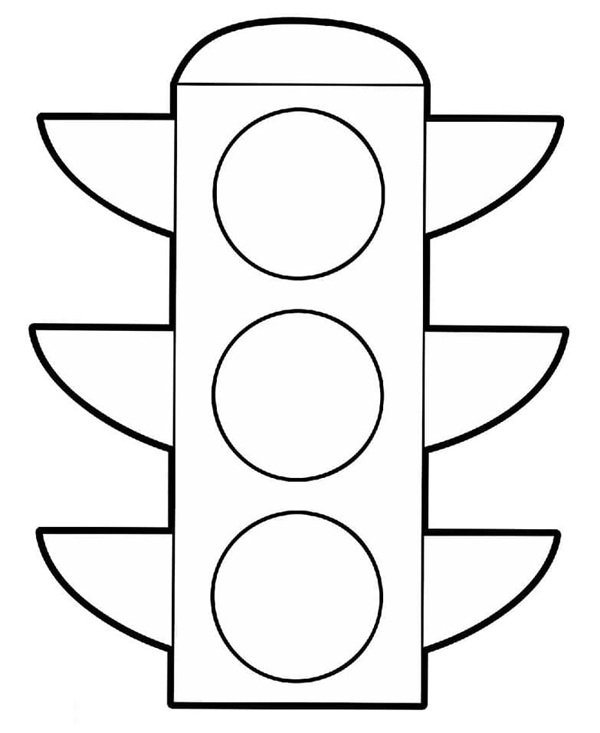 tô màu đèn giao thông 38