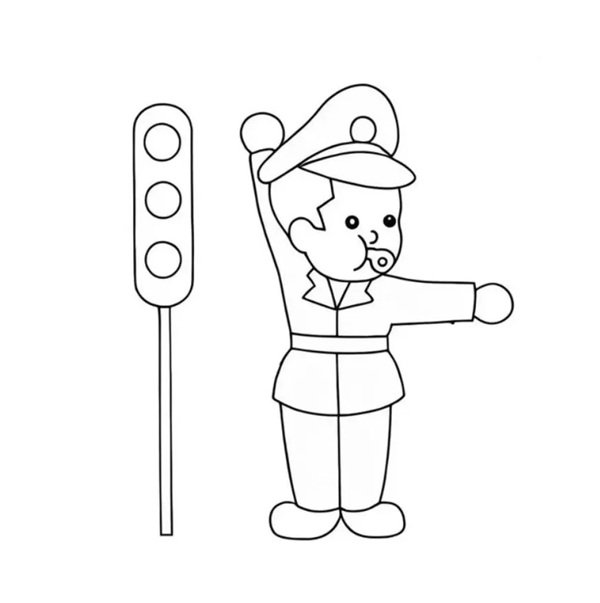 tô màu đèn giao thông 39