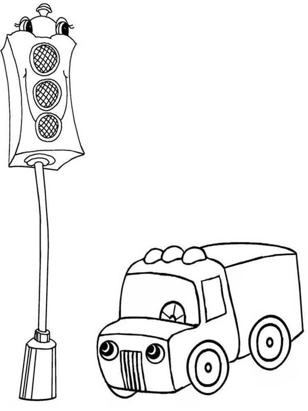 tô màu đèn giao thông 40