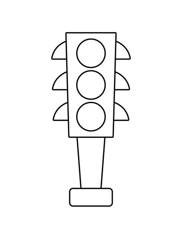 tô màu đèn giao thông 6