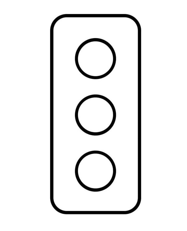 tô màu đèn giao thông 7