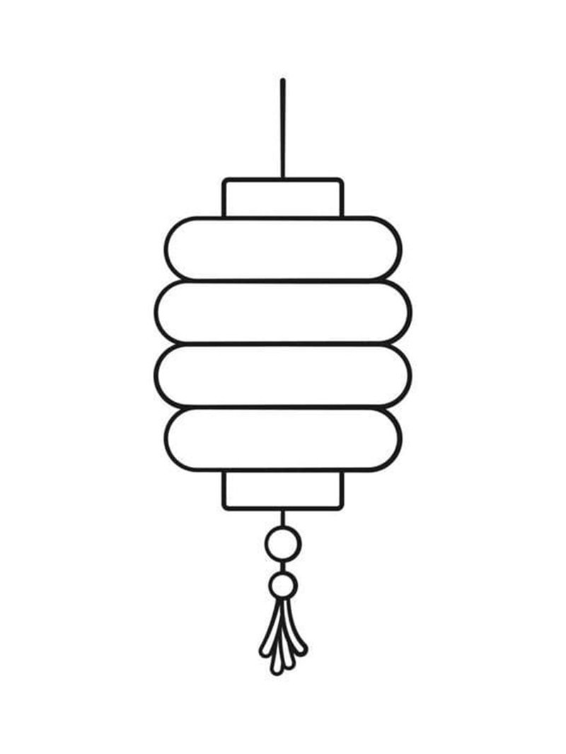 tô màu đèn lồng 13