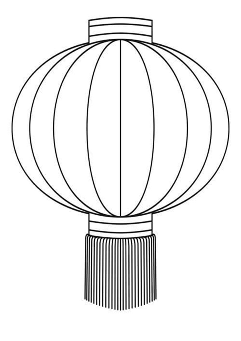 tô màu đèn lồng 16