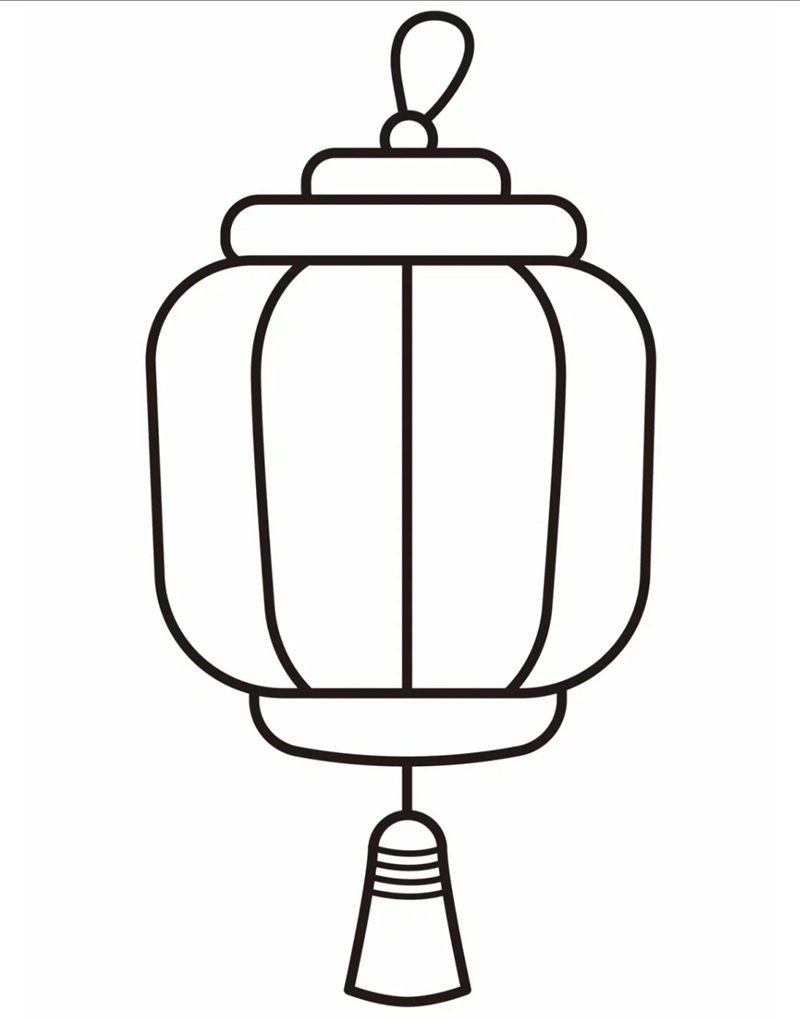 tô màu đèn lồng 21