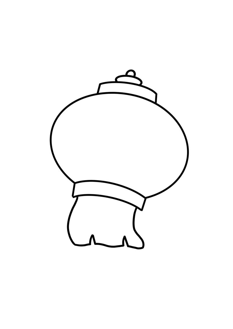 tô màu đèn lồng 26