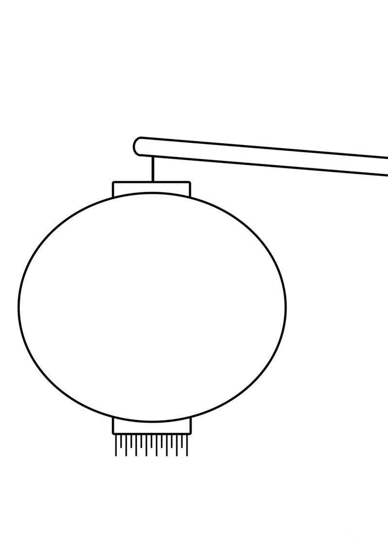 tô màu đèn lồng 28