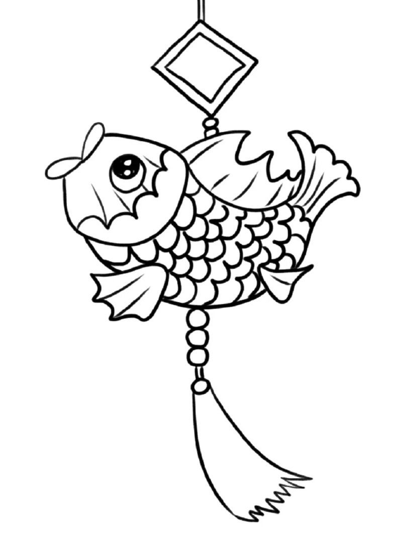 tô màu đèn lồng 31