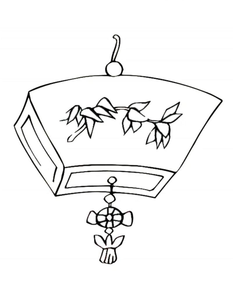 tô màu đèn lồng 35