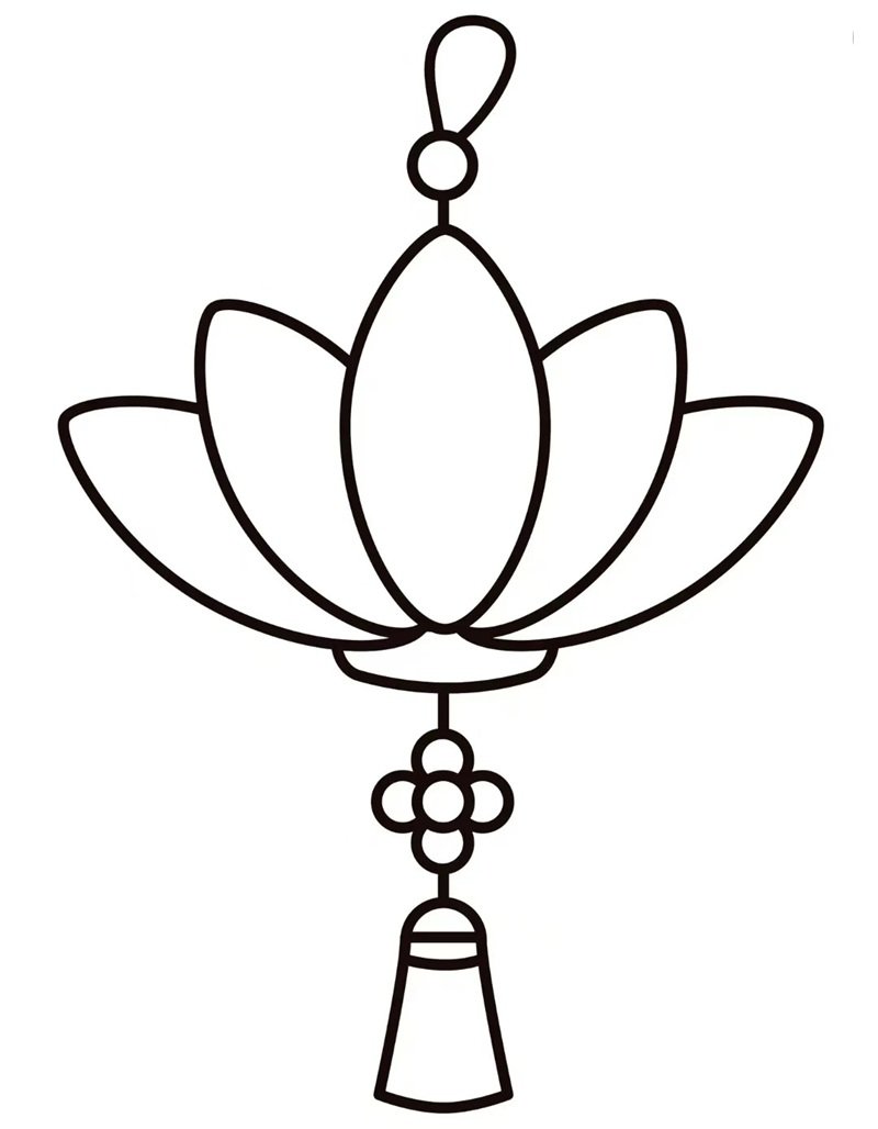 tô màu đèn lồng 39