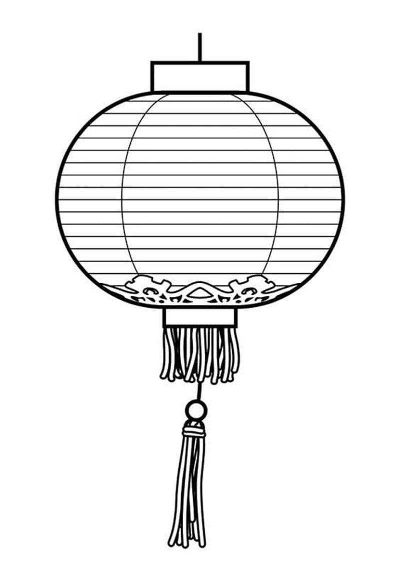 tô màu đèn lồng 8