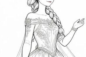 Tải ngay 66+ tranh tô màu Elsa đẹp nhất cho bé