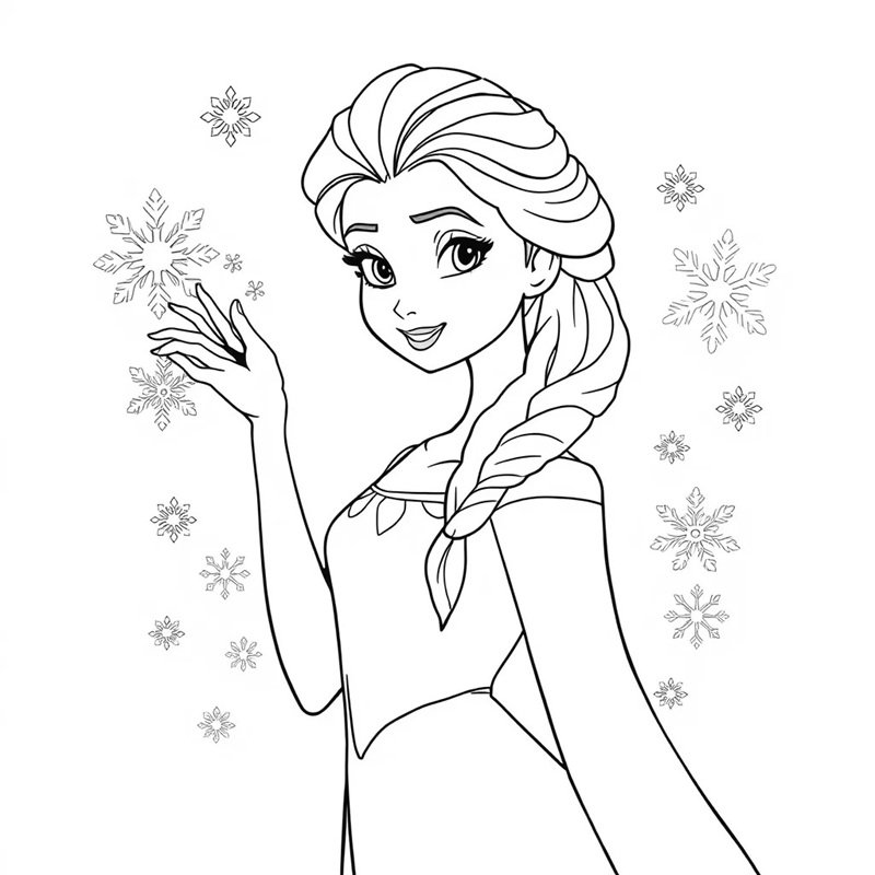 tô màu elsa 29