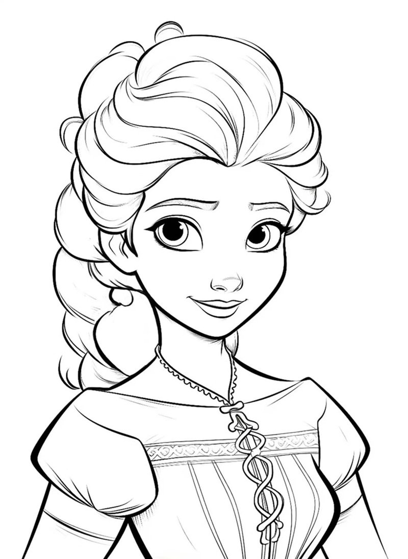 tô màu elsa 38