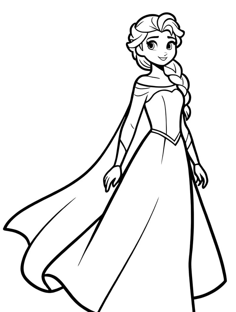 tô màu elsa 40