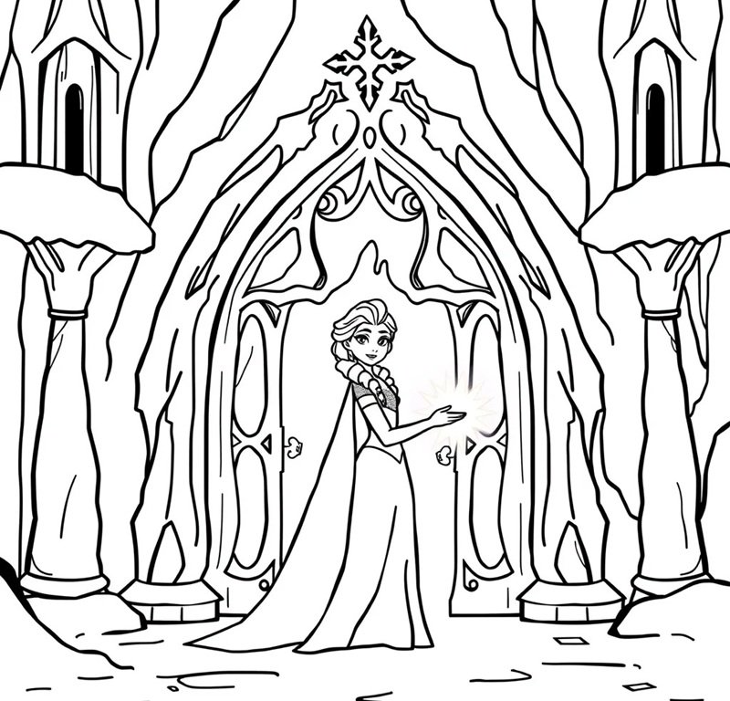 tô màu elsa 41
