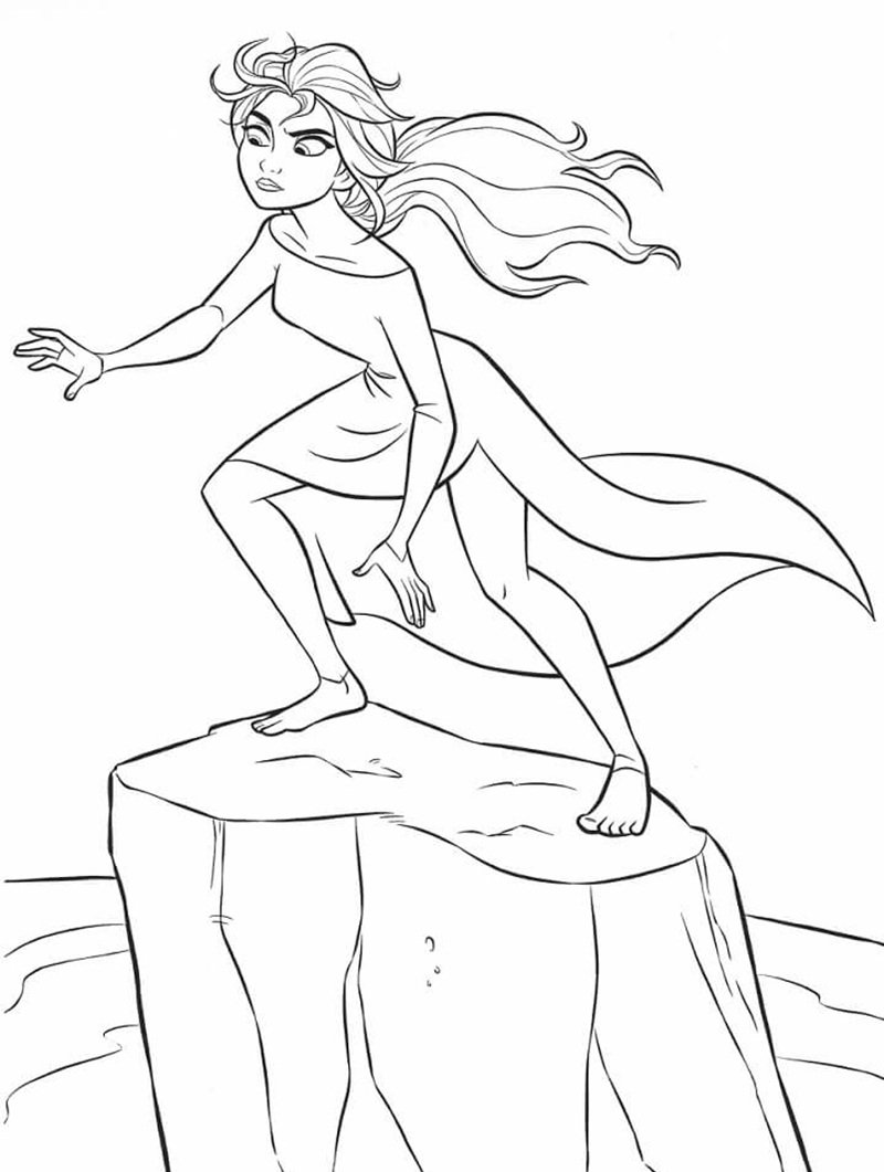 tô màu elsa 8