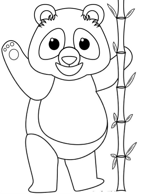 tô màu gấu trúc 19