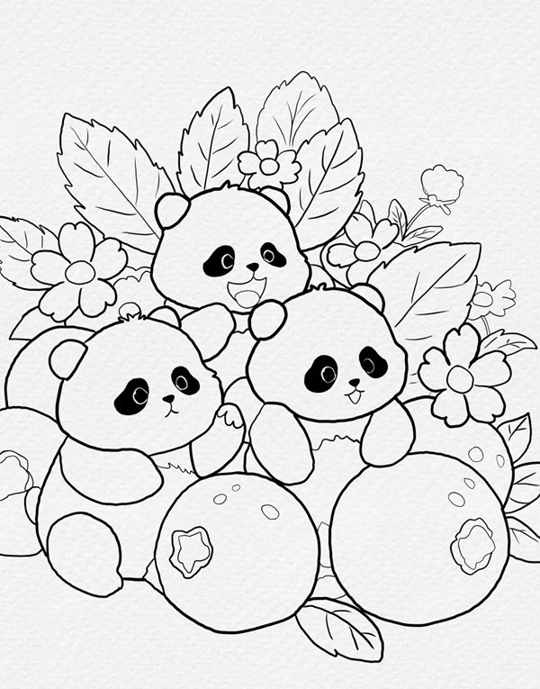 tô màu gấu trúc 29