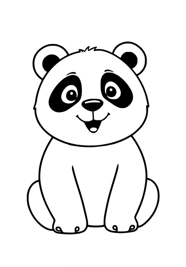 tô màu gấu trúc 31