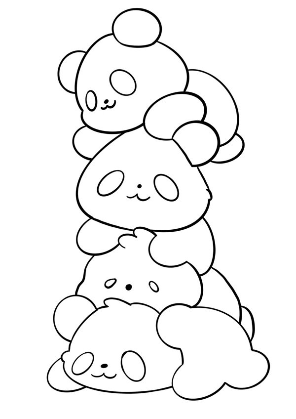 tô màu gấu trúc 38