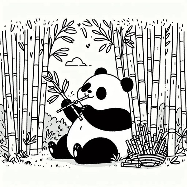 tô màu gấu trúc 40