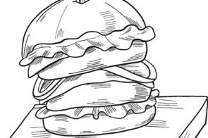 Bộ sưu tập 60+ tô màu hamburge dễ thương siêu hấp dẫn