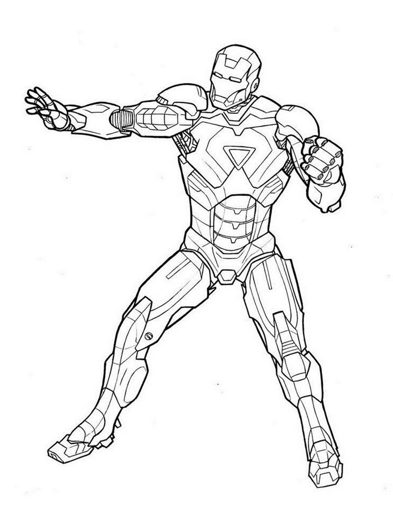 Ironman Coloring Pages Ironman Coloring Pages To Download And Print For Free