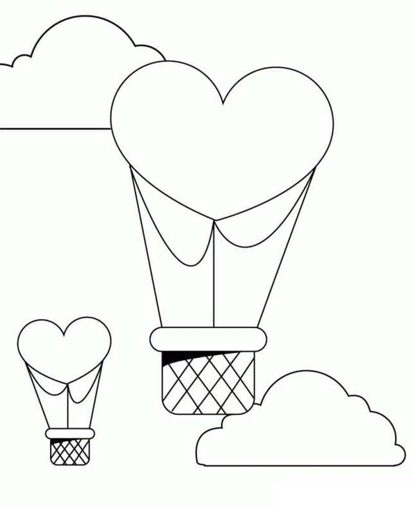 tô màu khinh khí cầu 1