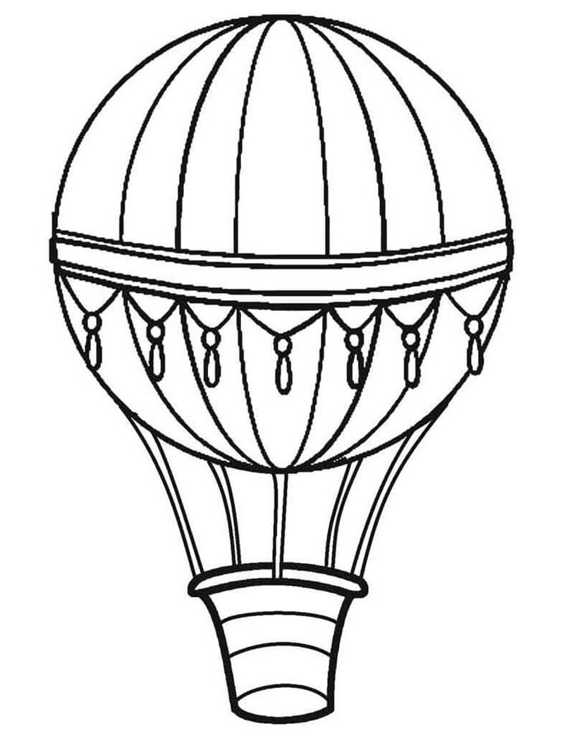 tô màu khinh khí cầu 14