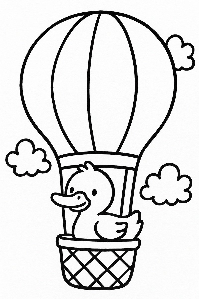 tô màu khinh khí cầu 19