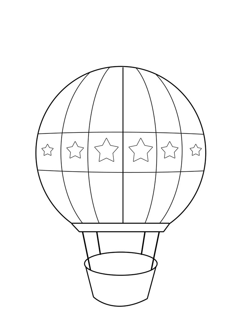tô màu khinh khí cầu 26