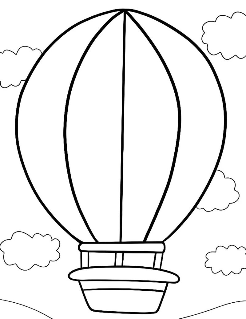 tô màu khinh khí cầu 29
