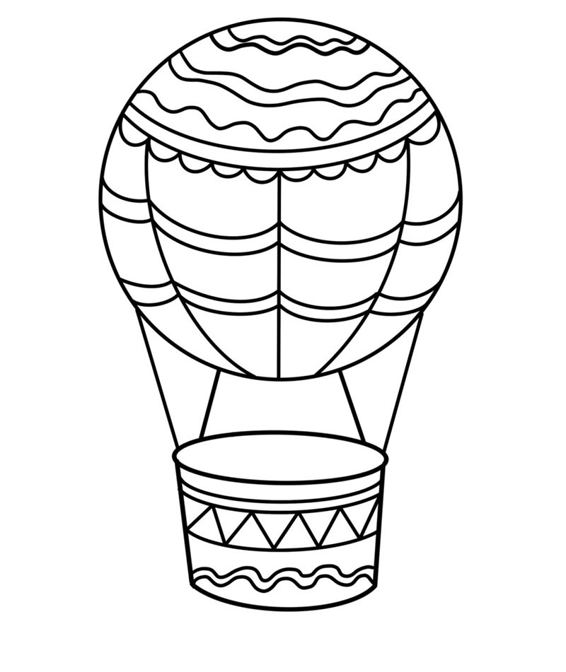 tô màu khinh khí cầu 30