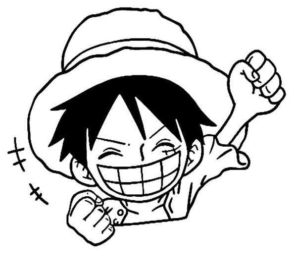 tô màu luffy 25
