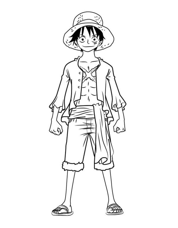 tô màu luffy 26