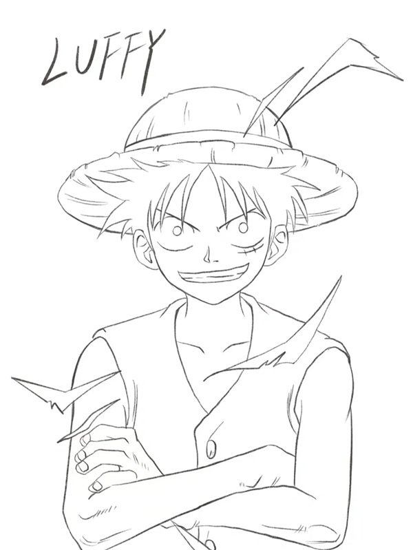 tô màu luffy 31