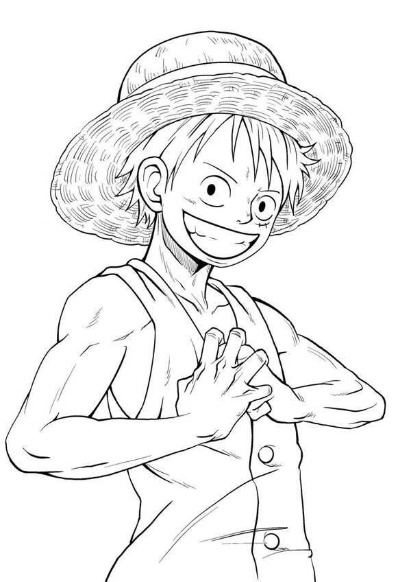 tô màu luffy 38