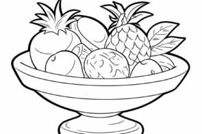 Bộ sưu tập 66+ tô màu mâm ngũ quả đẹp nhất cho bé