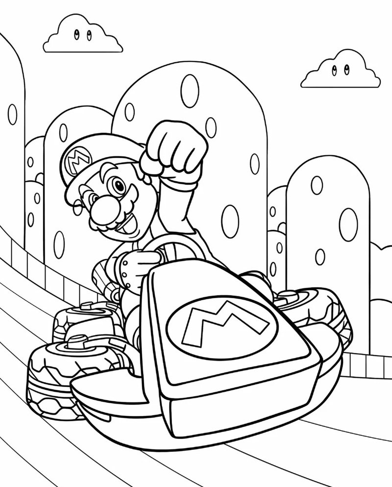 tô màu mario 21