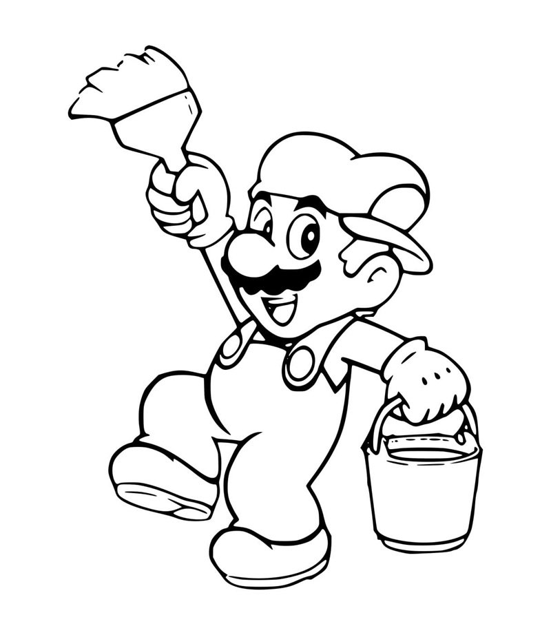 tô màu mario 31