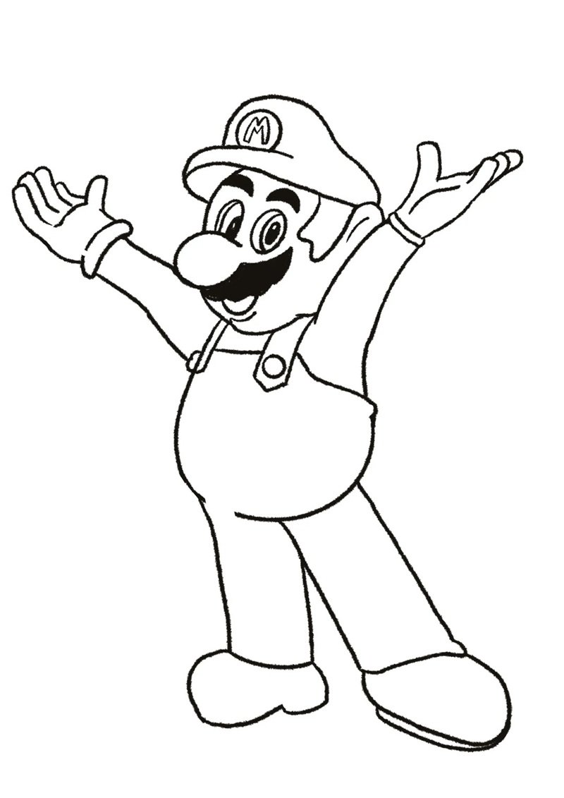 tô màu mario 39