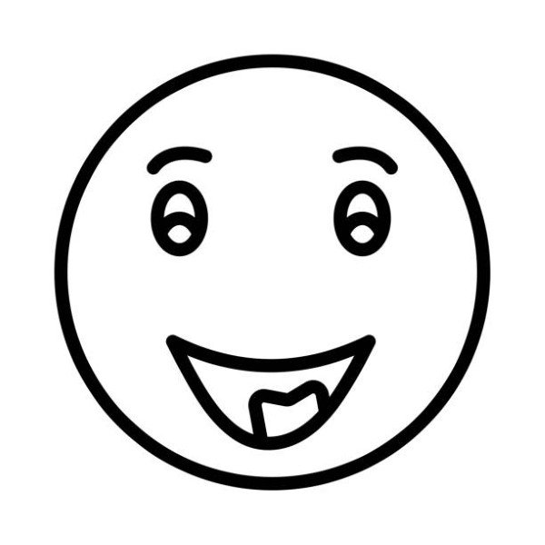 astonished face smiley