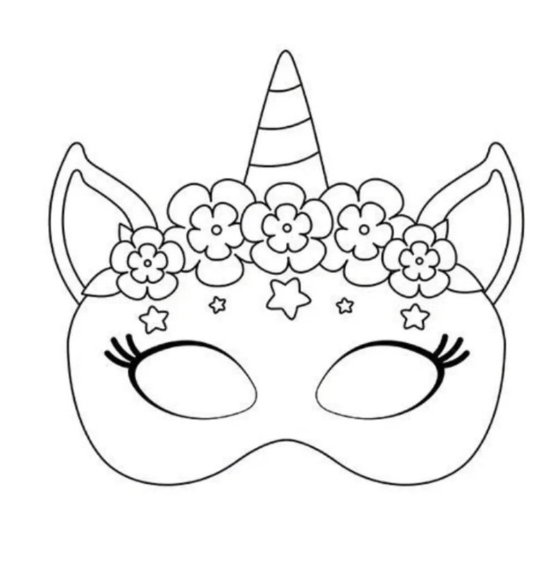 tô màu mặt nạ 2