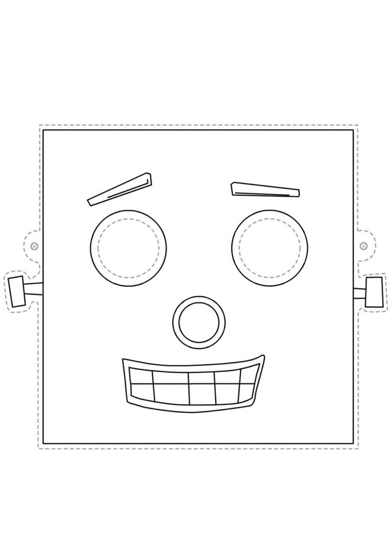 tô màu mặt nạ 21