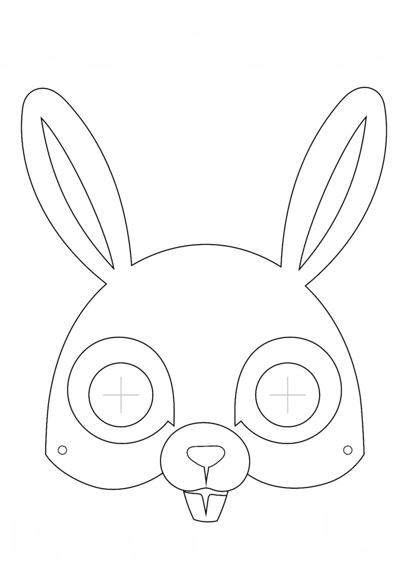 tô màu mặt nạ 26