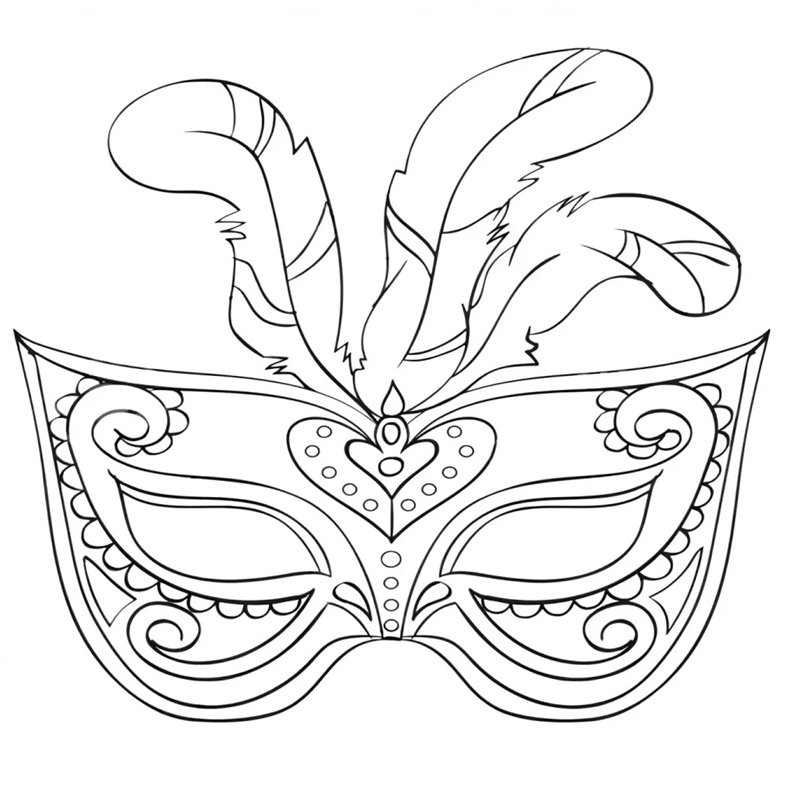 tô màu mặt nạ 29