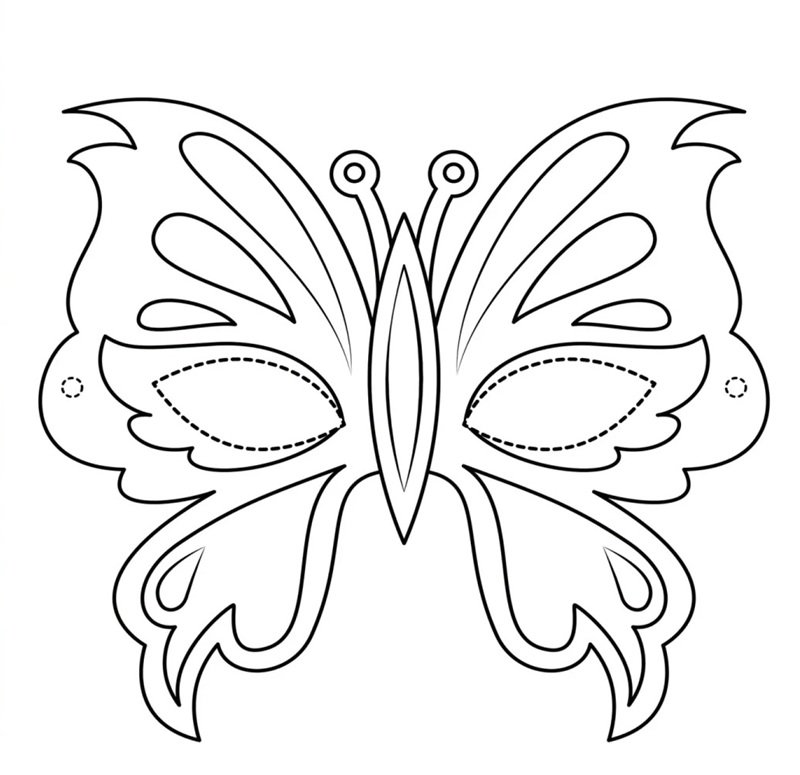 tô màu mặt nạ 30