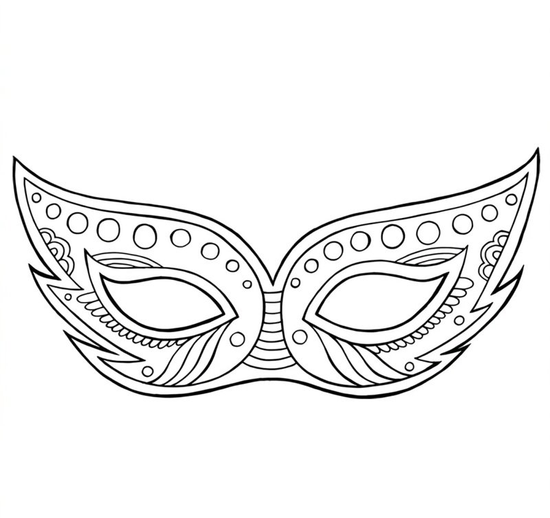 tô màu mặt nạ 31