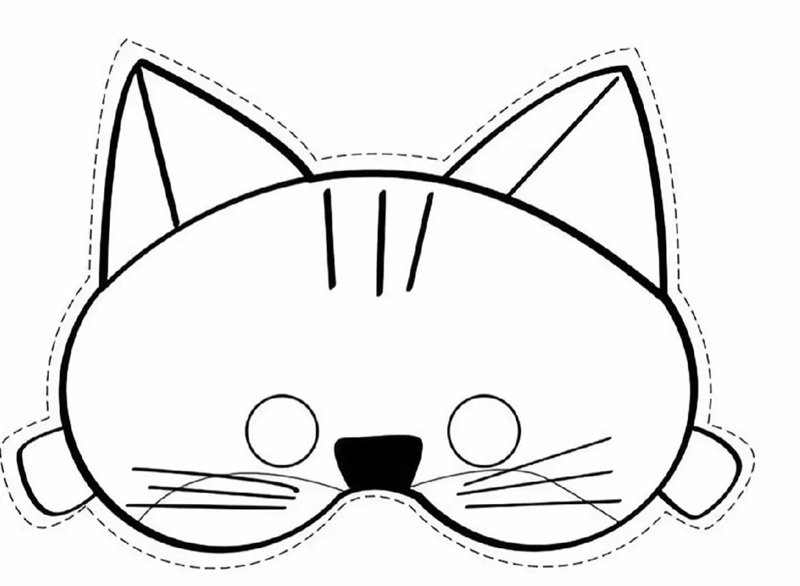 tô màu mặt nạ 34